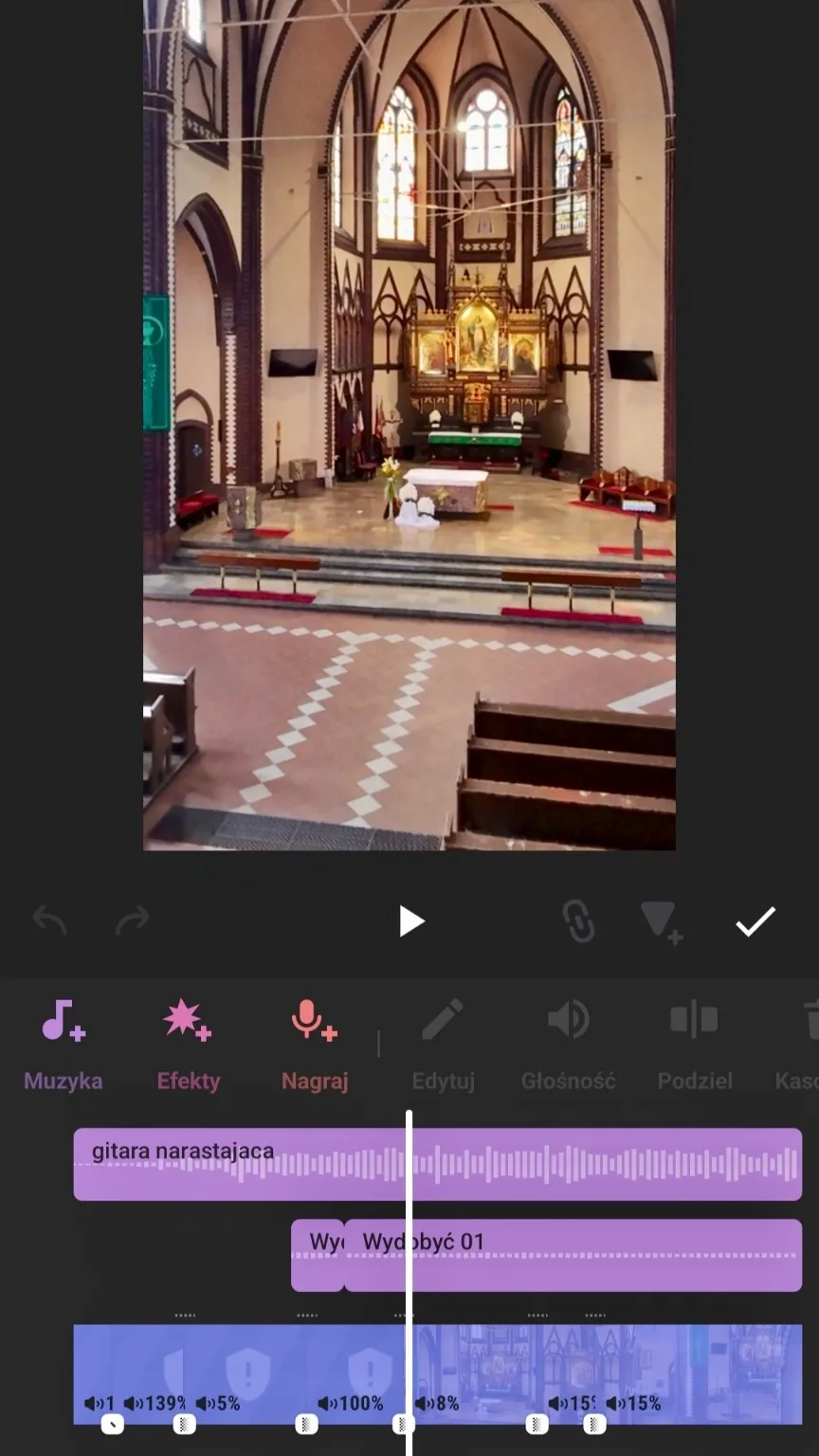 Kadrowanie nagrania 360 stopni w programie GoPro Player